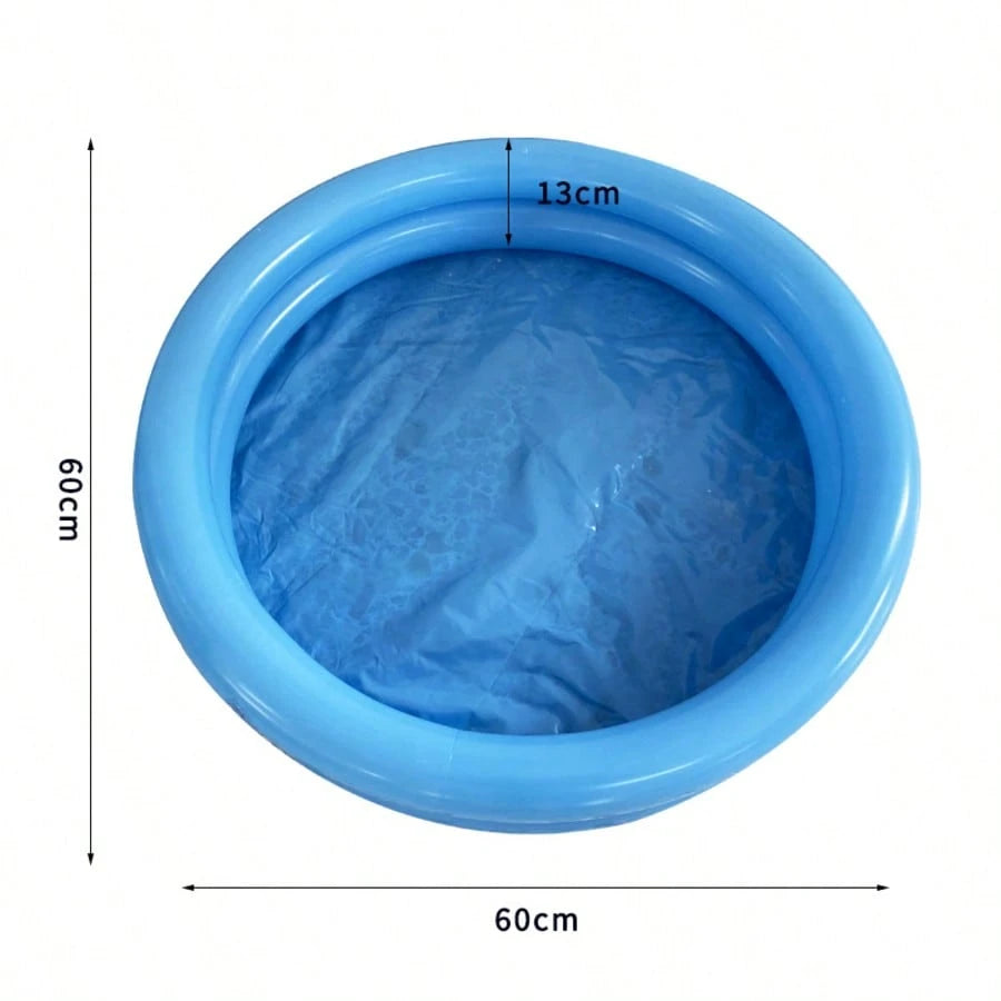 1pc Inflatable Outdoor Water Pool Toy, Dual-Layer Round Inflatable Water Pool, Mini Inflatable Round Pool, Can Be Used As Pet Nest. Please Check Product Size And Dimensions.