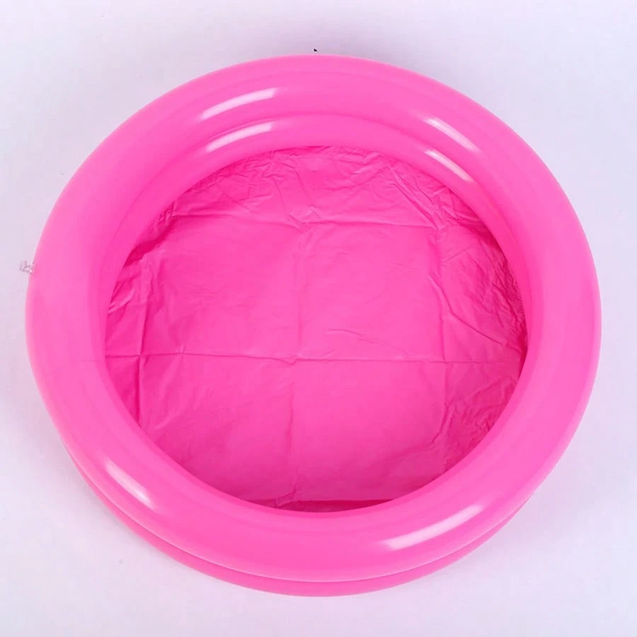 1pc Inflatable Outdoor Water Pool Toy, Dual-Layer Round Inflatable Water Pool, Mini Inflatable Round Pool, Can Be Used As Pet Nest. Please Check Product Size And Dimensions.