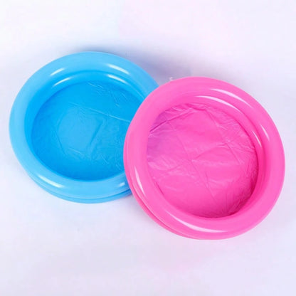 1pc Inflatable Outdoor Water Pool Toy, Dual-Layer Round Inflatable Water Pool, Mini Inflatable Round Pool, Can Be Used As Pet Nest. Please Check Product Size And Dimensions.