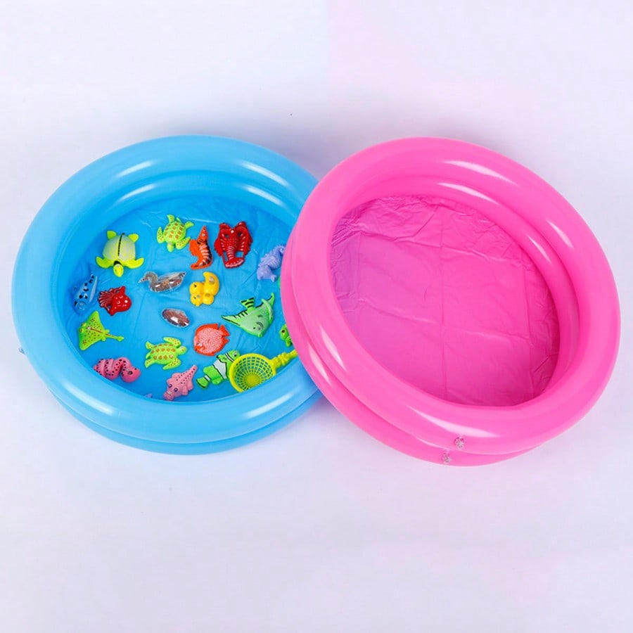 1pc Inflatable Outdoor Water Pool Toy, Dual-Layer Round Inflatable Water Pool, Mini Inflatable Round Pool, Can Be Used As Pet Nest. Please Check Product Size And Dimensions.