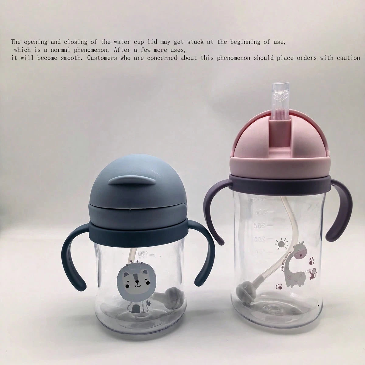 1pc Kids Water Bottle, Student Drinking Cup, Cute Water Bottle With Straw, Scaled Water Bottle, Kindergarten Suction Ball Water Bottle, Anti-Choke Straw Cup, 250ml/350ml Capacity