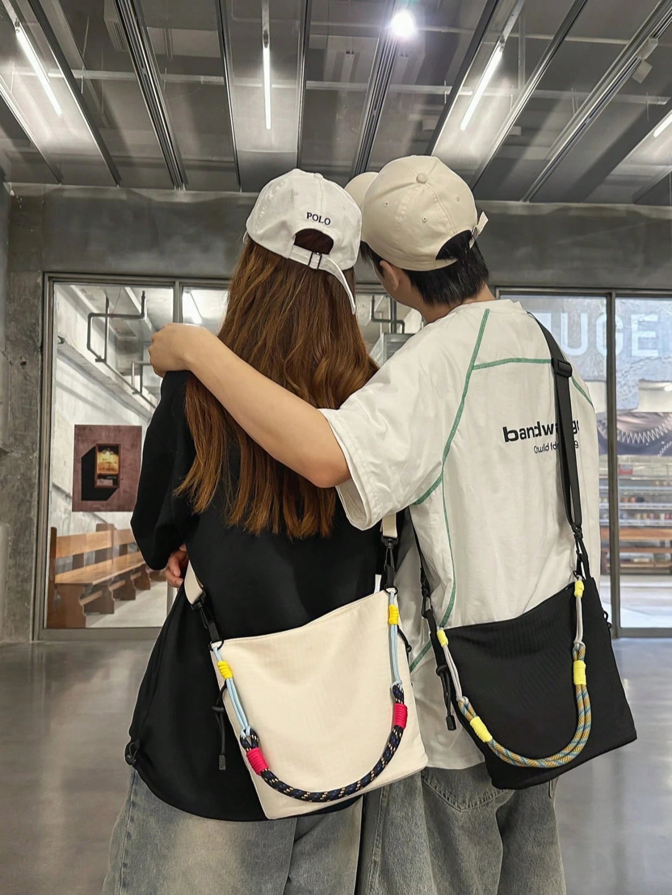 1pc Korean Style Fashion Crossbody Bag, Unisex Casual Travel Versatile Tote Bag, Large Capacity Lightweight Commuter Shoulder Bag