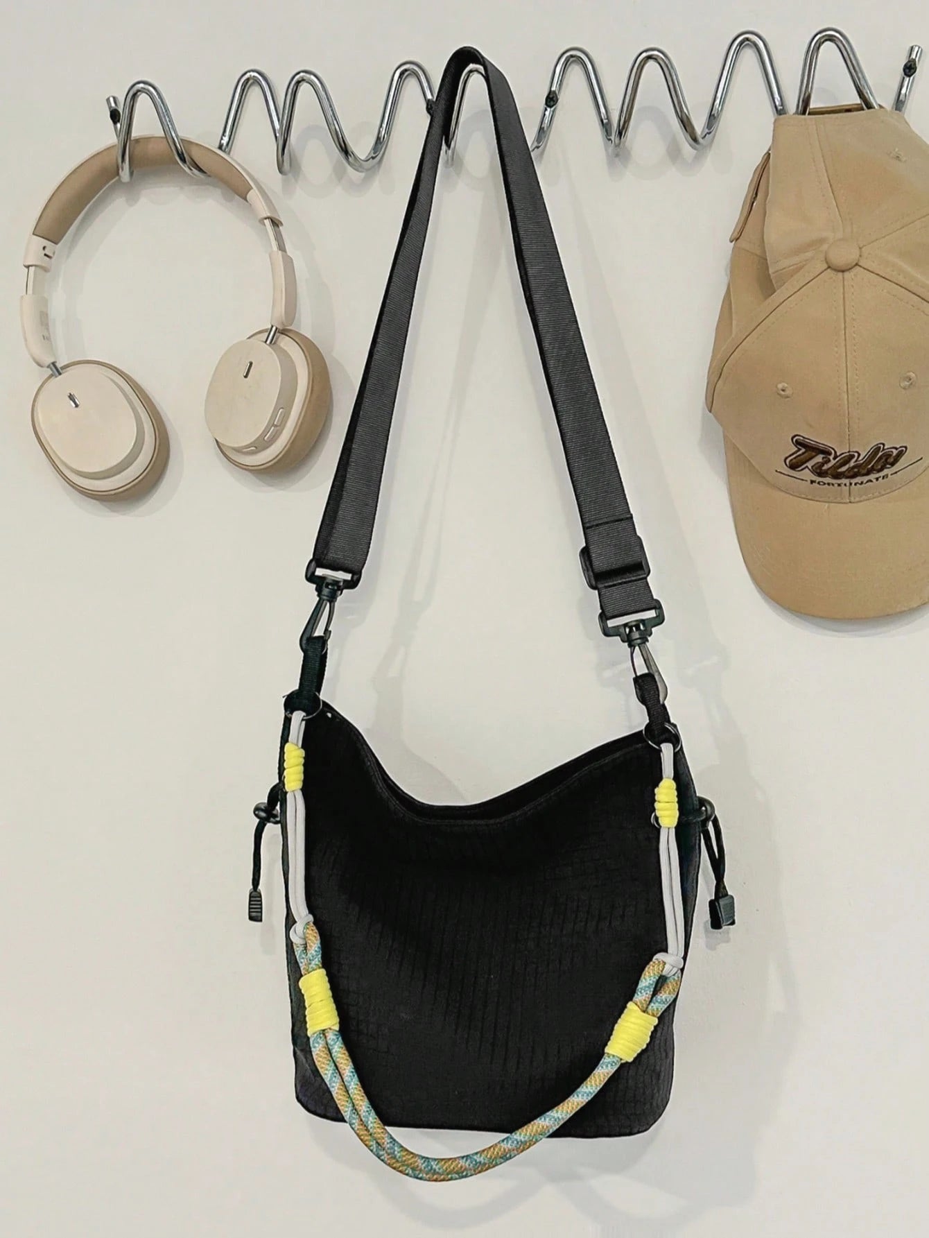 1pc Korean Style Fashion Crossbody Bag, Unisex Casual Travel Versatile Tote Bag, Large Capacity Lightweight Commuter Shoulder Bag