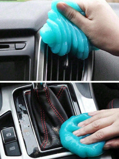 1pc Large Capacity Installation Multi Purpose Cleaning Soft Glue Car Cleaning Gel Dust Gap Cleaner Vent Interior Removal Keyboard Cleaner For Car Vent Computer Laptop Camera