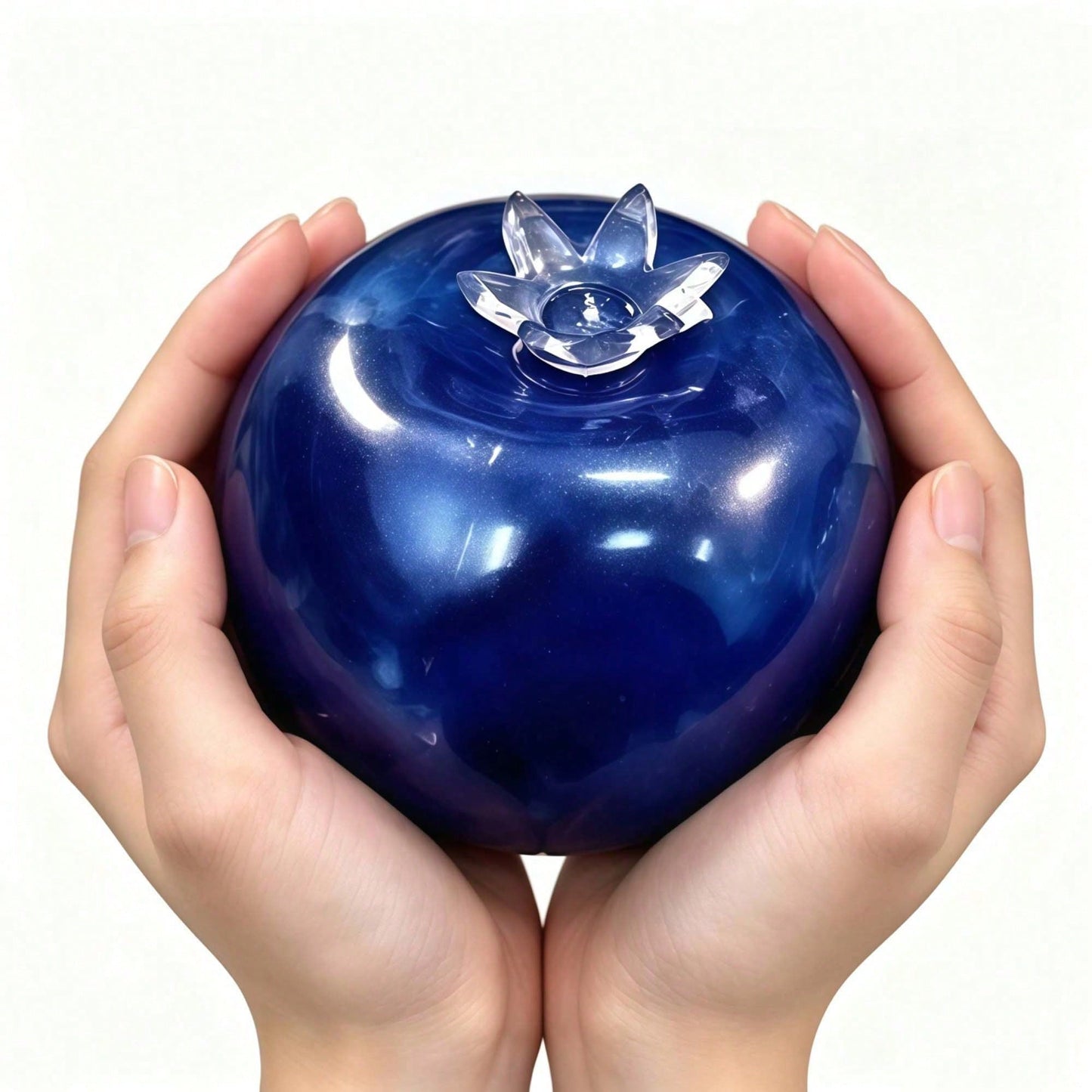 1pc Large Transparent Blueberry Squeeze Toy, Soft Rubber Slow Rebound Stress Relief Toy, Melojoy Low Rebound Tabasqueeze Viscous Sensation Toy, 5pcs Random Style And Color/ Kids Toys/ Soap/ Party B