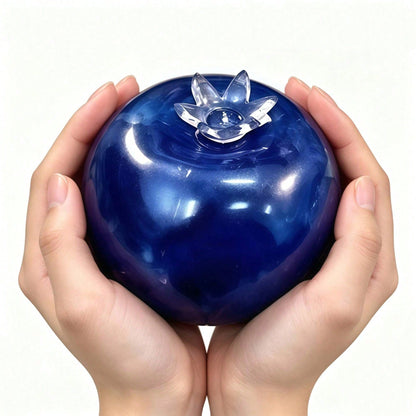 1pc Large Transparent Blueberry Squeeze Toy, Soft Rubber Slow Rebound Stress Relief Toy, Melojoy Low Rebound Tabasqueeze Viscous Sensation Toy, 5pcs Random Style And Color/ Kids Toys/ Soap/ Party B