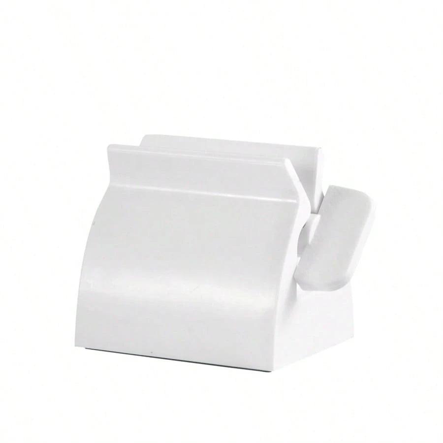 1pc Manual Rotating Toothpaste Squeezer- Toothpaste Extruder, Thickened ABS, Minimalist Style, Suitable For Toothpaste, Ointment, Hand Cream, Facial Cleanser, Etc., New Bathroom Tool