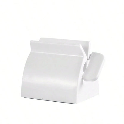 1pc Manual Rotating Toothpaste Squeezer- Toothpaste Extruder, Thickened ABS, Minimalist Style, Suitable For Toothpaste, Ointment, Hand Cream, Facial Cleanser, Etc., New Bathroom Tool