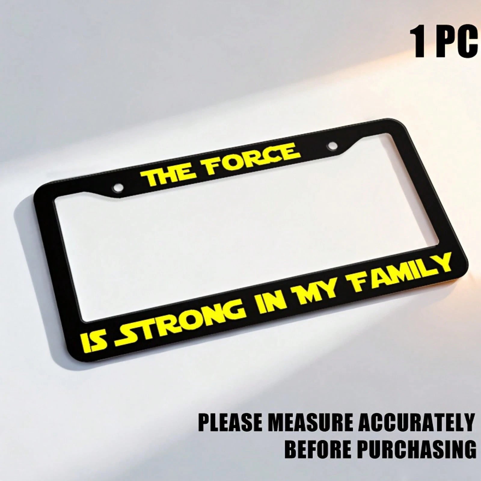 1pc Metal Car License Plate Frame, Waterproof And Easy To Clean, Suitable For American And Canadian Cars, Holiday Gift, Unisex, Dimensions: 31cm*16cm (12.2* 6.67inch )