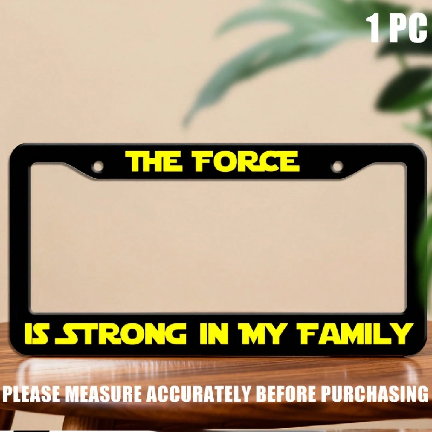 1pc Metal Car License Plate Frame, Waterproof And Easy To Clean, Suitable For American And Canadian Cars, Holiday Gift, Unisex, Dimensions: 31cm*16cm (12.2* 6.67inch )