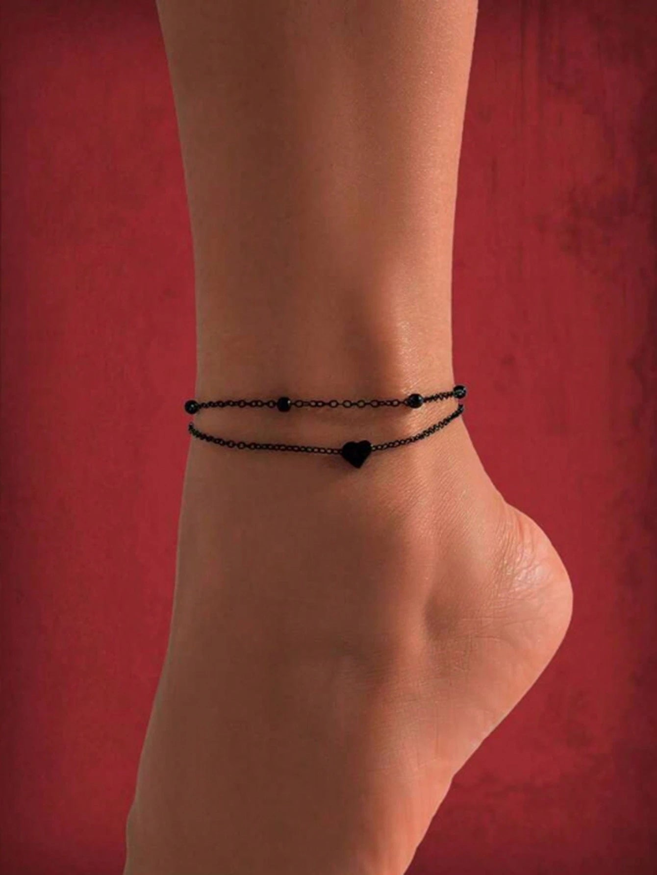 1pc Minimalist Cross Versatile High-End Anklet, Fashionable Lightweight Luxury Stainless Steel Foot Accessory For Summer, Beach Party, Couples Vacation