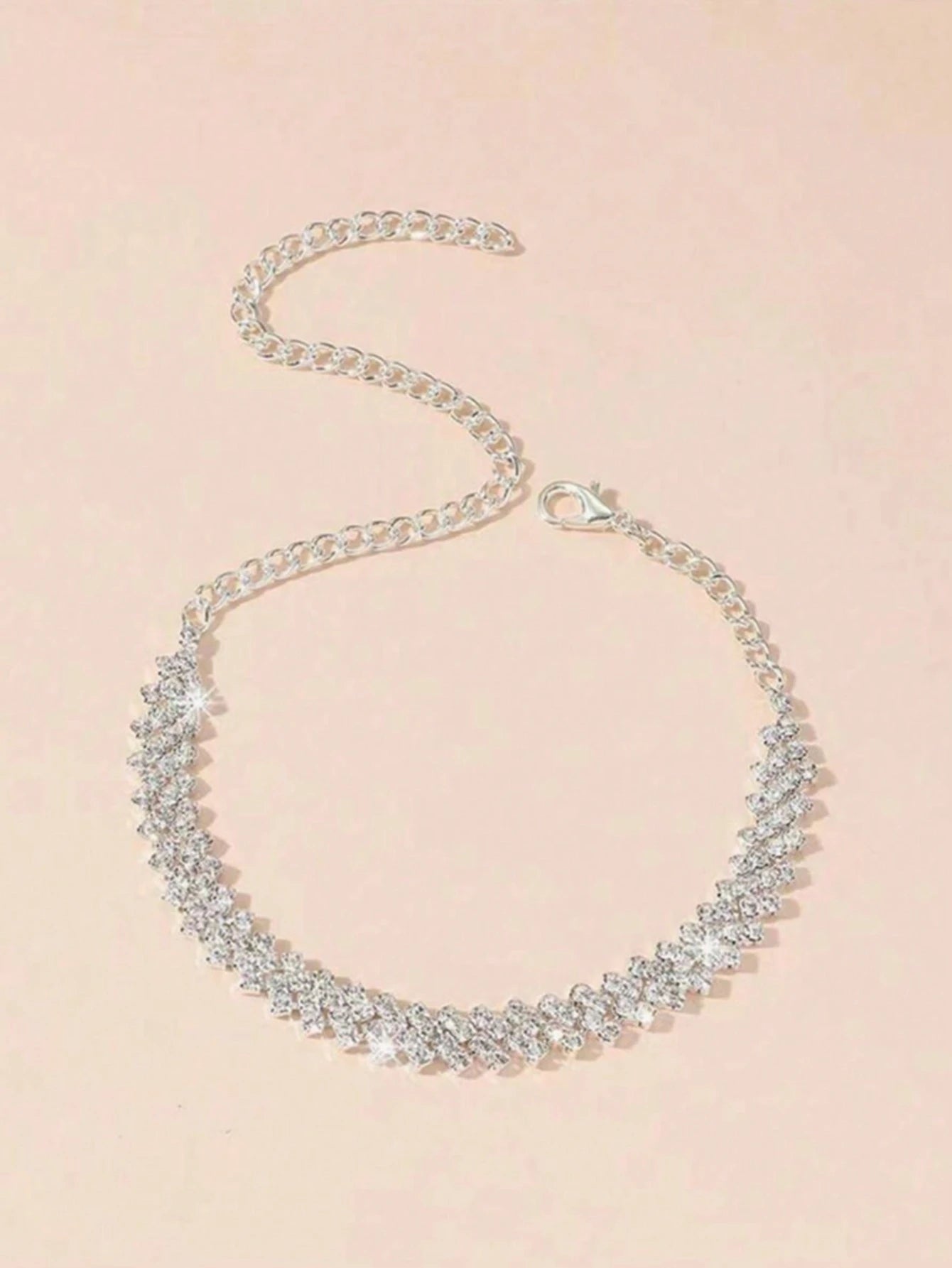 1pc Minimalist Style Cross Anklet, Versatile Cross Design, Suitable For Women's Daily Or Party Wear, Also Can Be Given As A Gift.