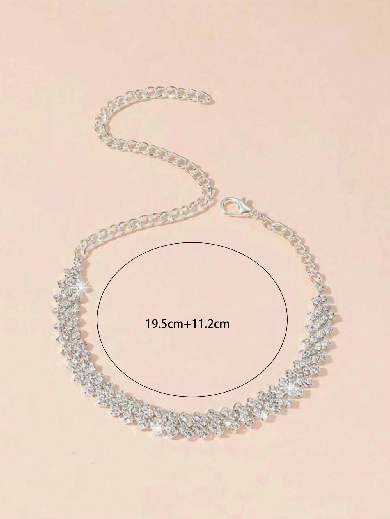 1pc Minimalist Style Cross Anklet, Versatile Cross Design, Suitable For Women's Daily Or Party Wear, Also Can Be Given As A Gift.