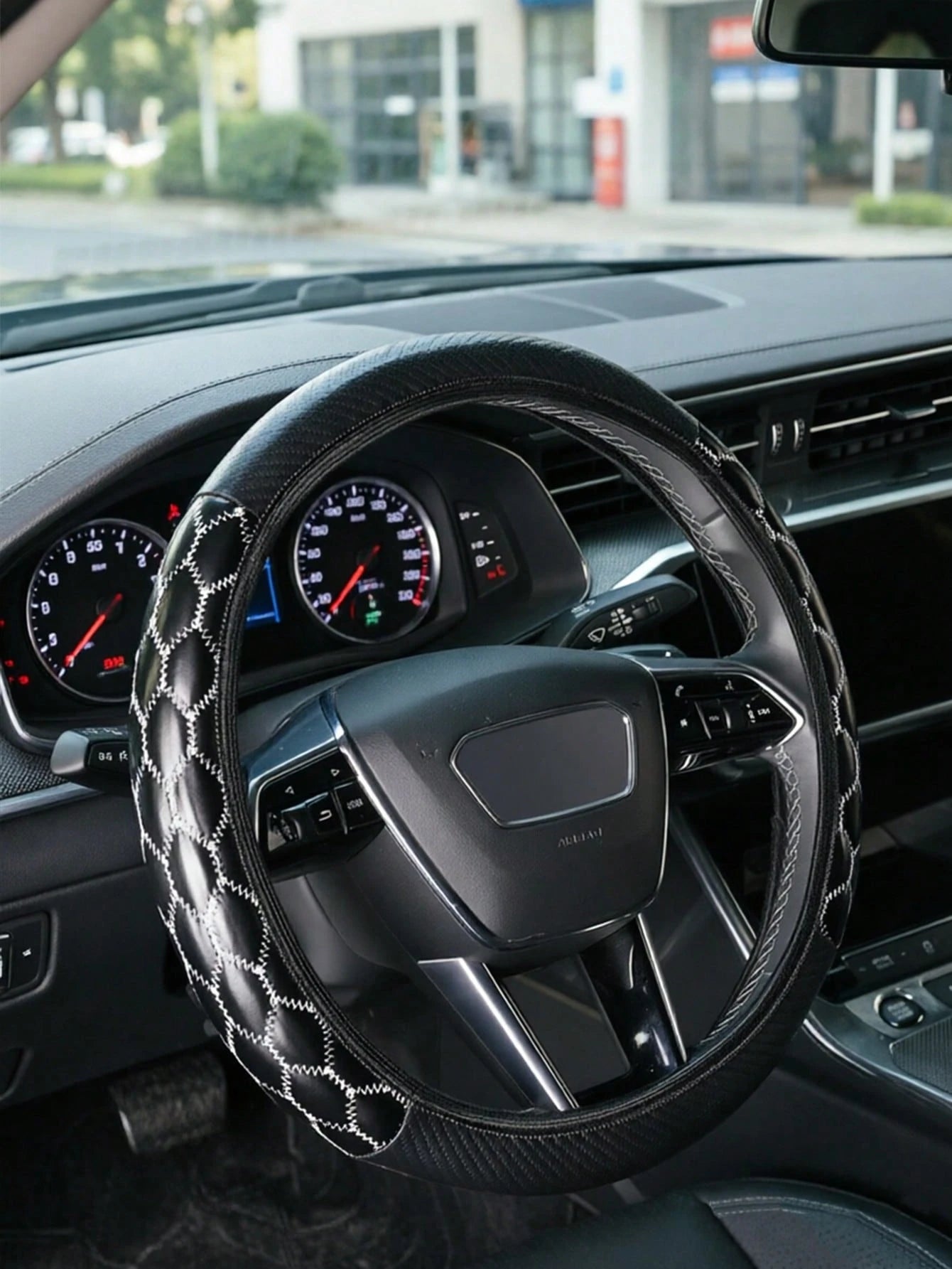 1PC New Car Steering Wheel Cover Without Inner Ring, Popular All-Season Universal Steering Wheel