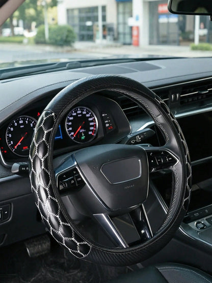 1PC New Car Steering Wheel Cover Without Inner Ring, Popular All-Season Universal Steering Wheel