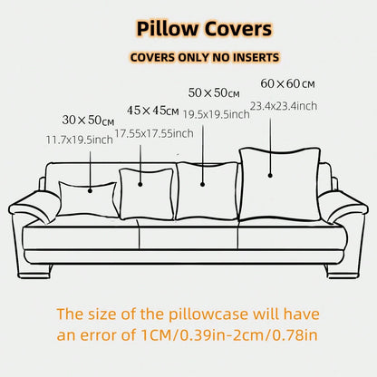 1pc Olive Green Herringbone Style Tassel Trim Cushion Cover, Soft & Comfortable Sofa Throw Pillow, Seasonal Home Decor Pillow, Modern Farmhouse Style Dining Chair Pillow