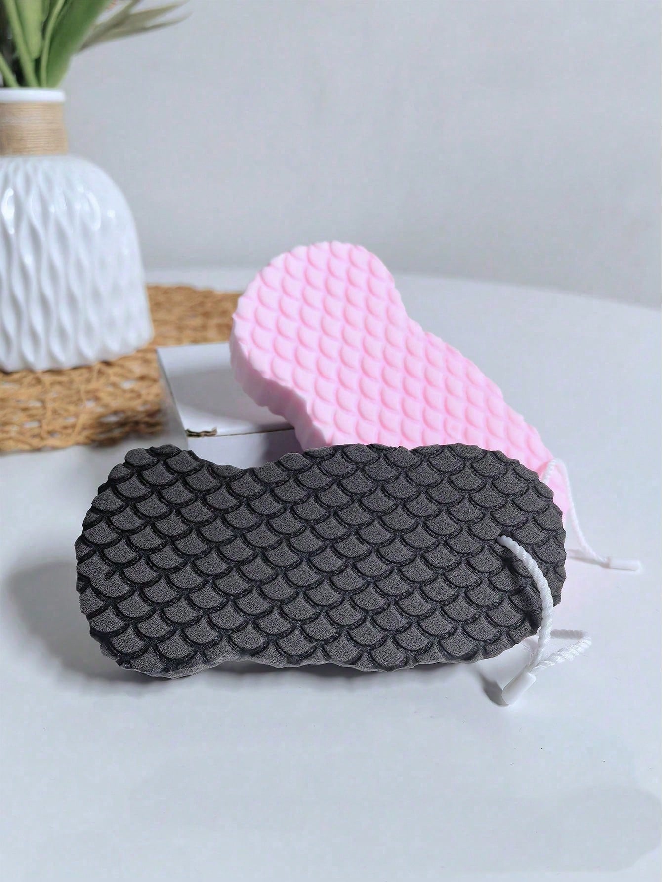 1pc Painless Exfoliating Bath Sponge Towel, High Density Sponge Deeply Removes Dead Skin, Gentle Skin-Friendly Design, Easy To Wipe Dirt, Portable Bathing Supplies, Suitable For Bathroom, Gym, Hotel A