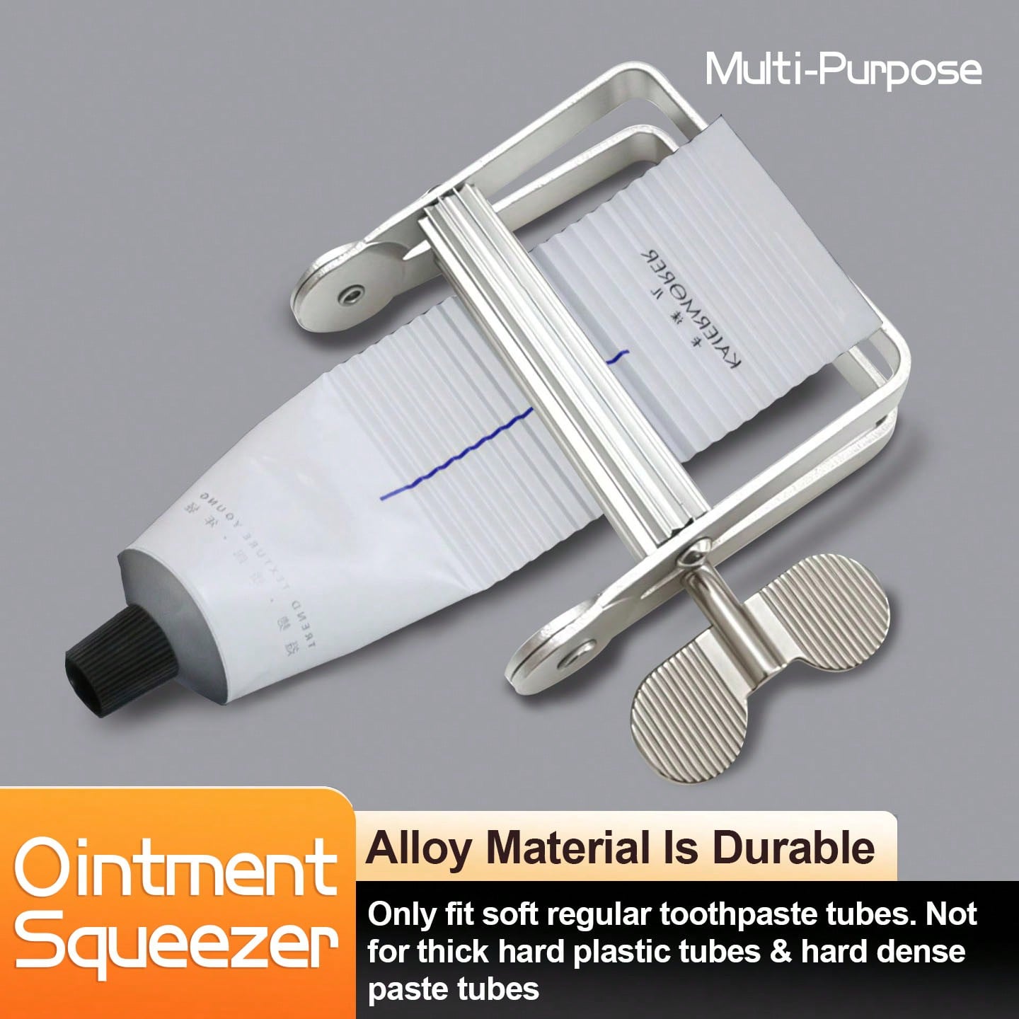 1pc Paint/Toothpaste Squeezer, Suitable For Squeezing Fluid Paints And Toothpastes, This Labor-Saving Paint/Toothpaste Squeezer Can Prevent Waste And Save You Money (Squeezer Only, No Other Accessorie