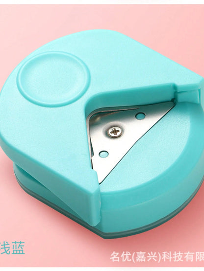 1pc Paper Corner Rounder- R4 4mm Corner Cutter Punch Tool,Corner Rounder R4 Corner Punch, Portable Paper Trimmer Cutter For Laminated Cards, Cardstock, Scrapbooking,Photo Card Making, Paper Cutting D