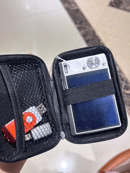 1pc Portable CCD Camera Protective Case, Compact Design, Waterproof Material, Ideal For Outdoor Photography Enthusiasts And Travelerscharger Case Office Must Haves Digital Bag Cable Camerabag Electron