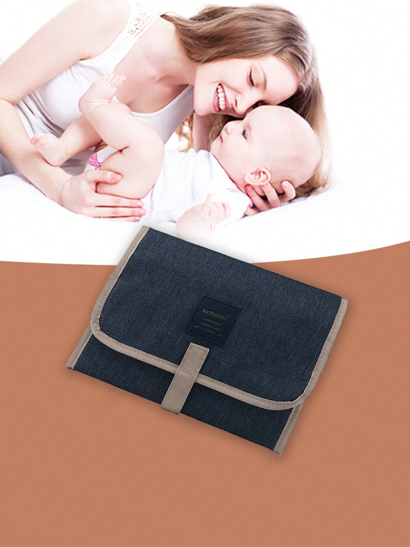 1pc Portable Diaper Changing Pad, Small Size Unfolded 23*12in, Foldable Diaper Changing Mat For 0-12 Months Infants, Travel Baby Diaper Changing Pad, Multiple Colors Available, Suitable For Outings An