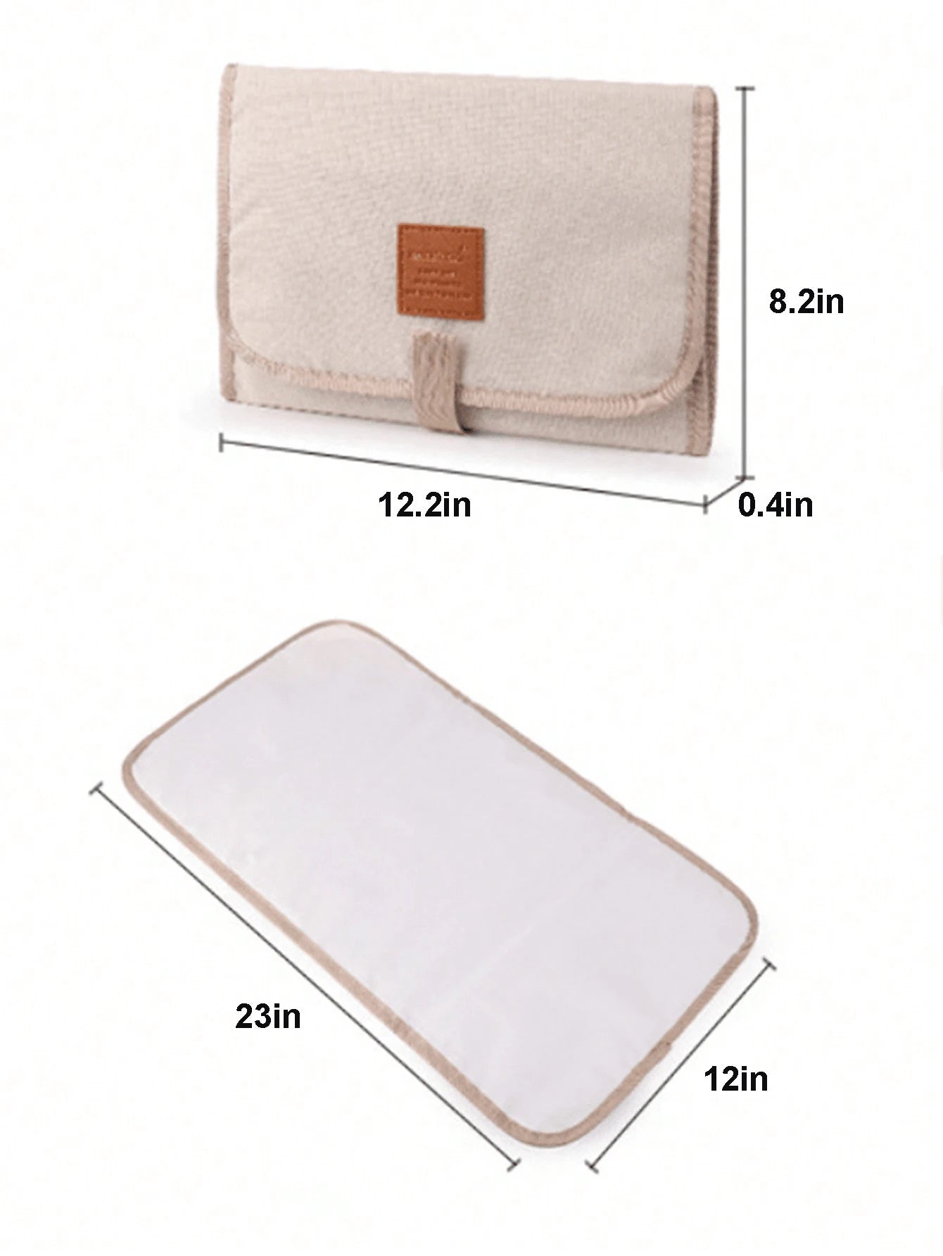 1pc Portable Foldable Waterproof Changing Pad Baby Shower Family Decorations Gifts