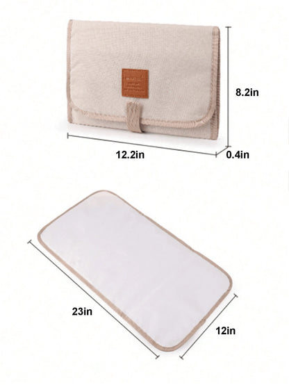 1pc Portable Foldable Waterproof Changing Pad Baby Shower Family Decorations Gifts