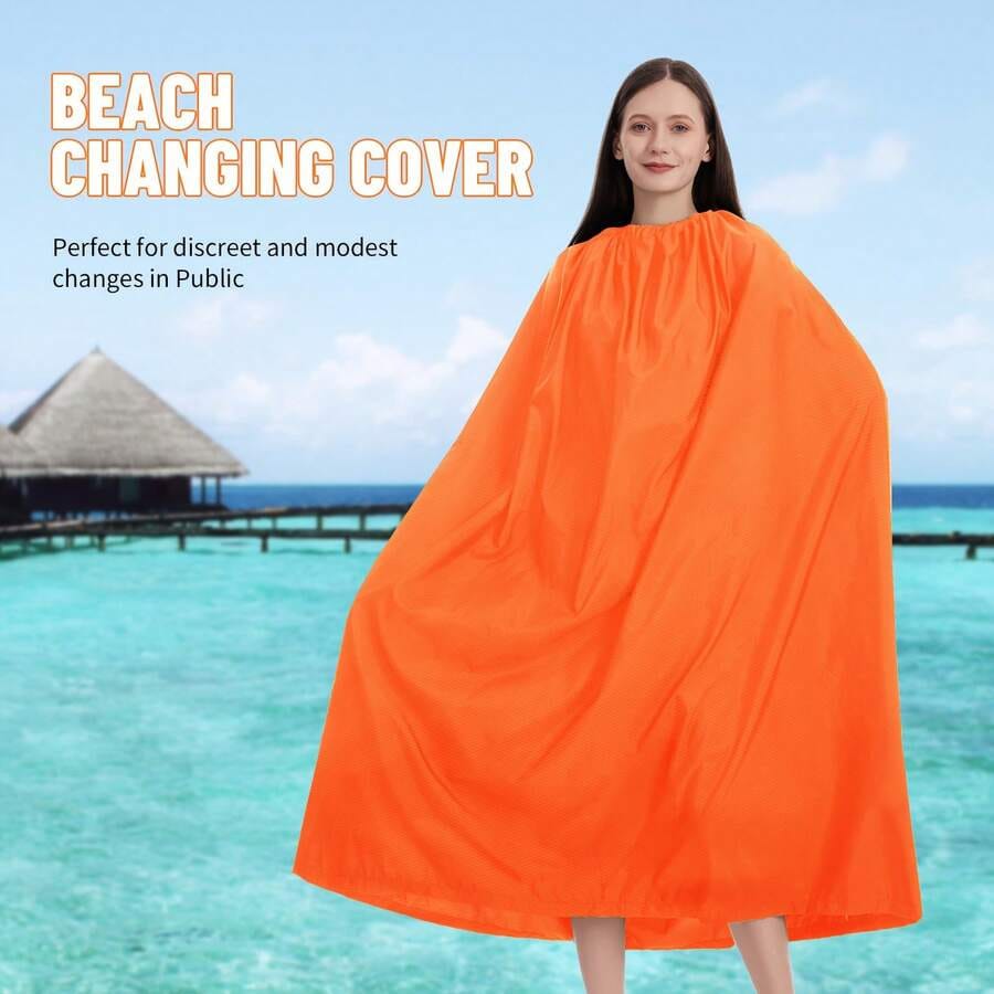 1pc Portable Outdoor Changing Room, Privacy Changing Tent, Full Coverage Design, Anti-Exposure, Foldable Compact, Easy To Carry, Suitable For Beach, Swimming Pool, Camping, Travel And Outdoor Privacy