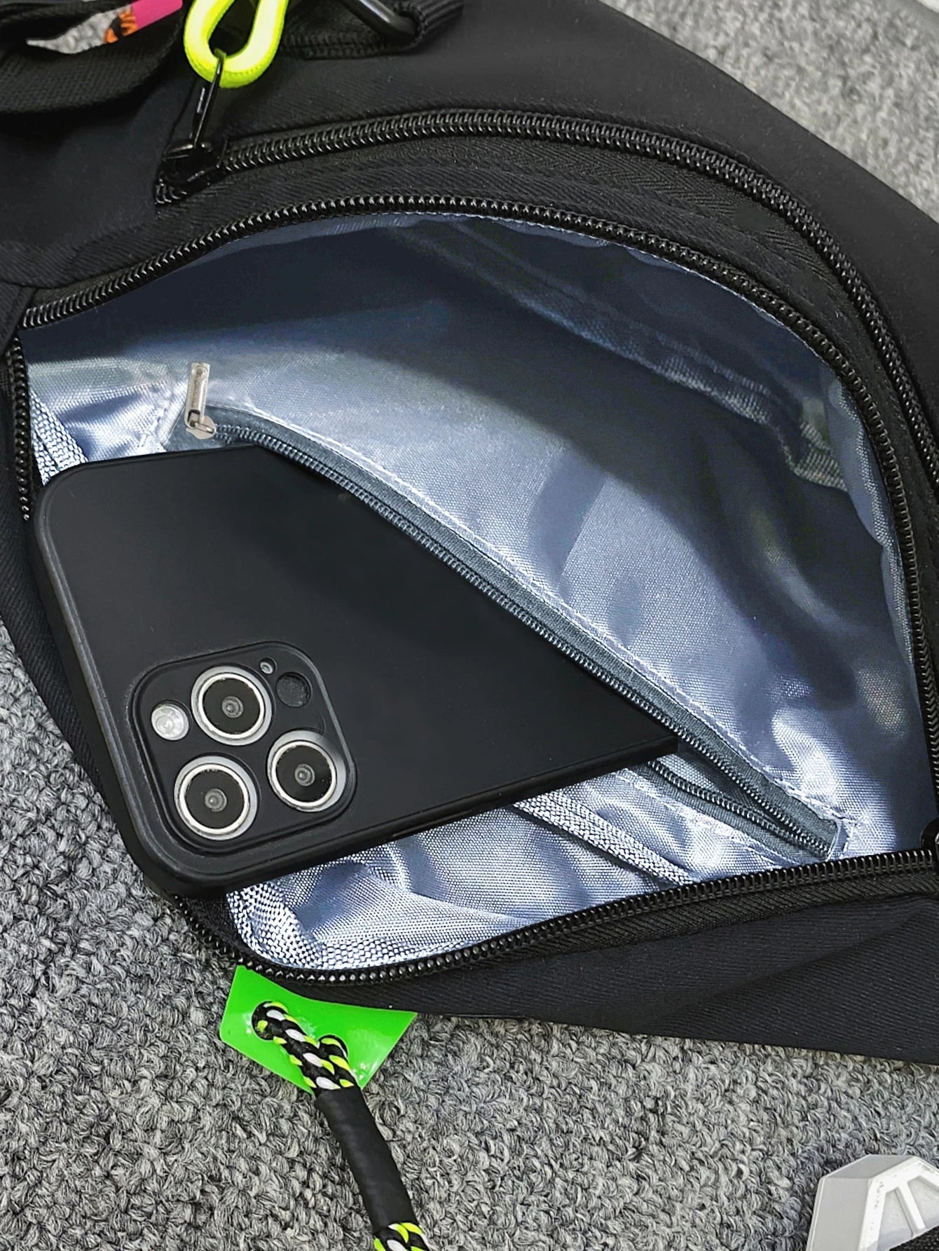 1Pc Portable Sport Bag Travel Bag Storage Bag Sling Bag, Outdoor Casual Sports Utility Chest Pack, Large Capacity Shoulder Backpack Chest Pack Crossbody Daypack For Men, Perfect For Back To School, Wo