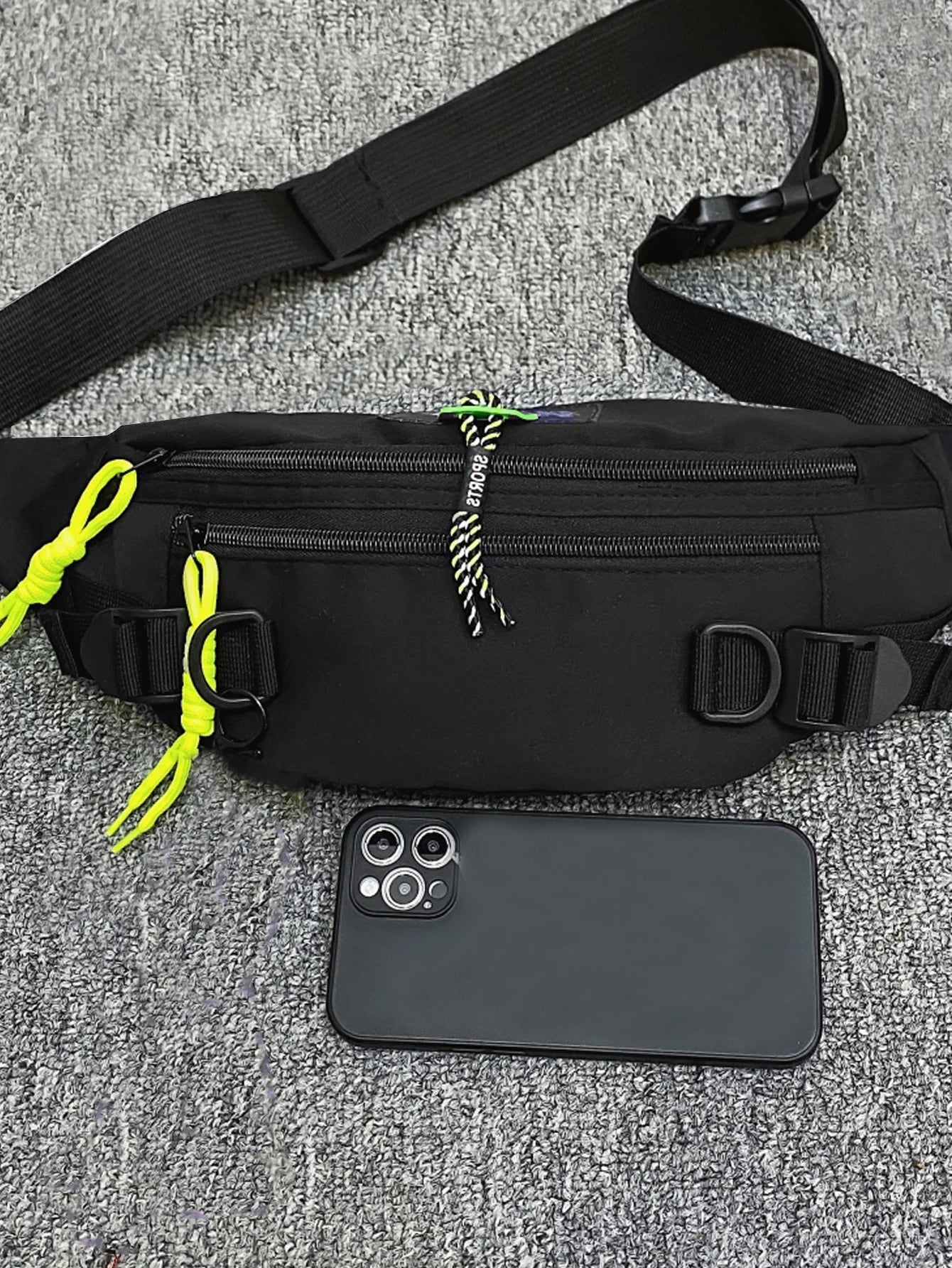 1Pc Portable Sport Bag Travel Bag Storage Bag Sling Bag, Outdoor Casual Sports Utility Chest Pack, Large Capacity Shoulder Backpack Chest Pack Crossbody Daypack For Men, Perfect For Back To School, Wo