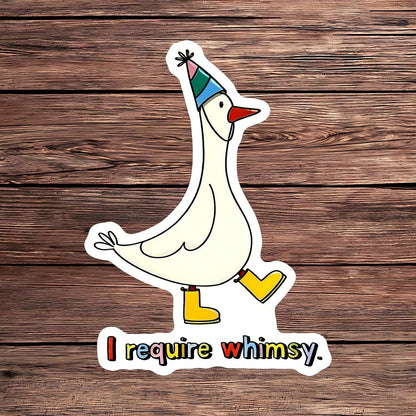 1PC Quirky Whimsical Saying Sticker, Funny Quote Vinyl Decal For Laptop Water Bottle Notebook E-Reader, Waterproof Aesthetic Typography Decal Sticker, Cute Stationery Scrapbook Accessories Gift For Te