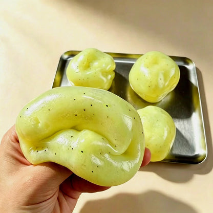 1Pc Realistic Potato & Kiwi Squishy Toy Crunchy Slush Texture Soft TPR Stress Relief Fingertip Toy For Kids Adults Easter Party Favors Halloween Gift, Fidget, Squishy Random Style Squishy Box Mystery