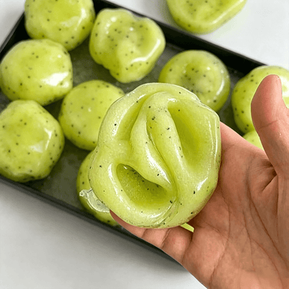 1Pc Realistic Potato & Kiwi Squishy Toy Crunchy Slush Texture Soft TPR Stress Relief Fingertip Toy For Kids Adults Easter Party Favors Halloween Gift, Fidget, Squishy Random Style Squishy Box Mystery