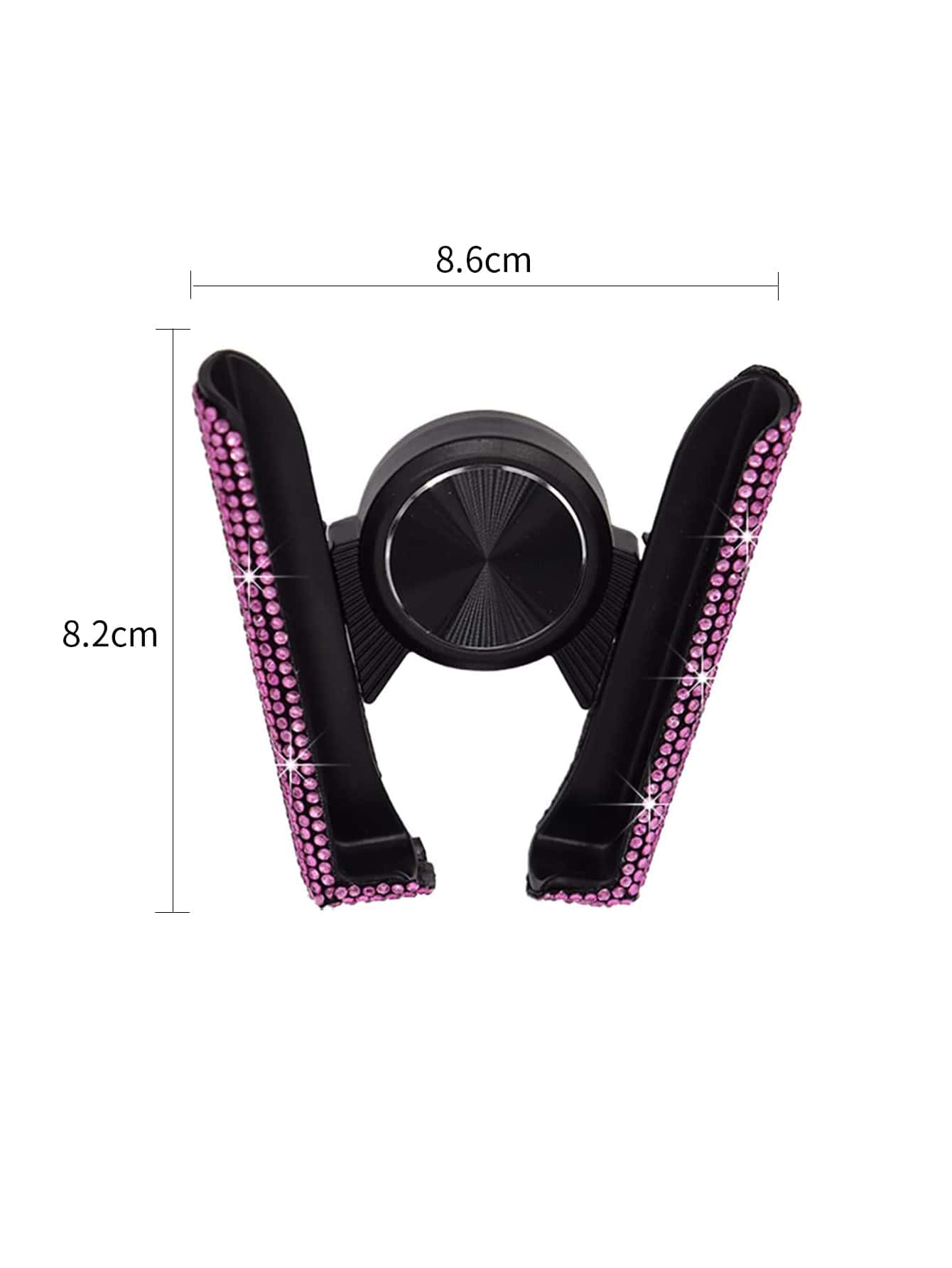 1pc Rhinestone Decor Car Air Outlet Phone Holder
