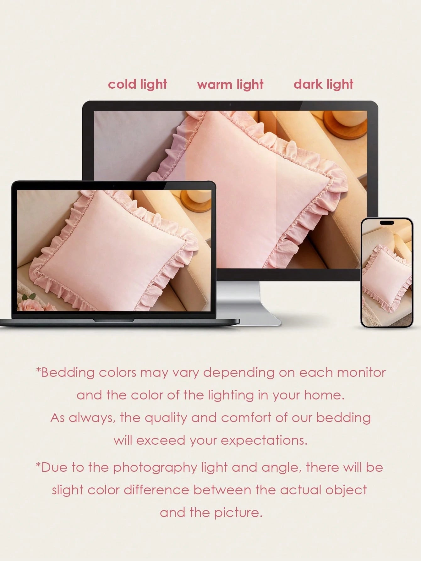 1pc Romantic French Style Ruffle Quilted Envelope Pillowcase (Without Filling), Fashionable Romantic Decorative Throw Pillow Cover, Suitable For Bedroom/Dorm/Sofa/Bench, Gift For Loved Ones And Friend