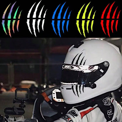 1pc Scary Demon Claw Scratch Stickers For Motorcycle Helmet Car Window Truck Vinyl Decoration