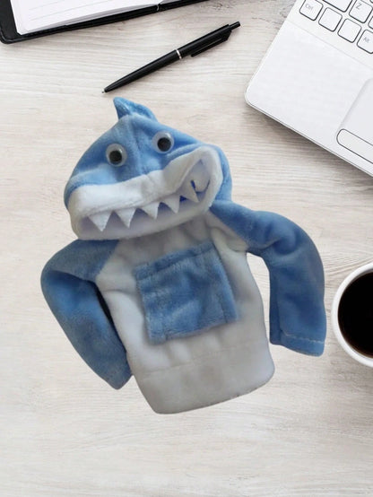 1PC Shark Hoodie Car Gear Shift Cover- Comfortable Manual Shift Knob Sweatshirt, Creative Car Interior Accessories