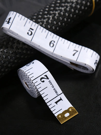 1pc Simple Tape Measure, 150cm PVC Double Sided Soft Body Sewing Scale Ruler For Daily
