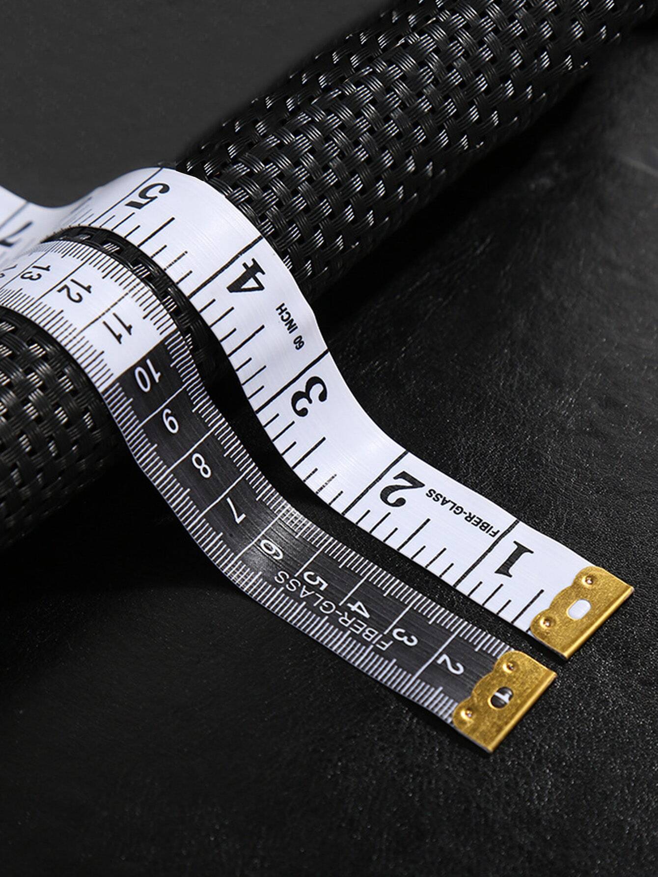 1pc Simple Tape Measure, 150cm PVC Double Sided Soft Body Sewing Scale Ruler For Daily