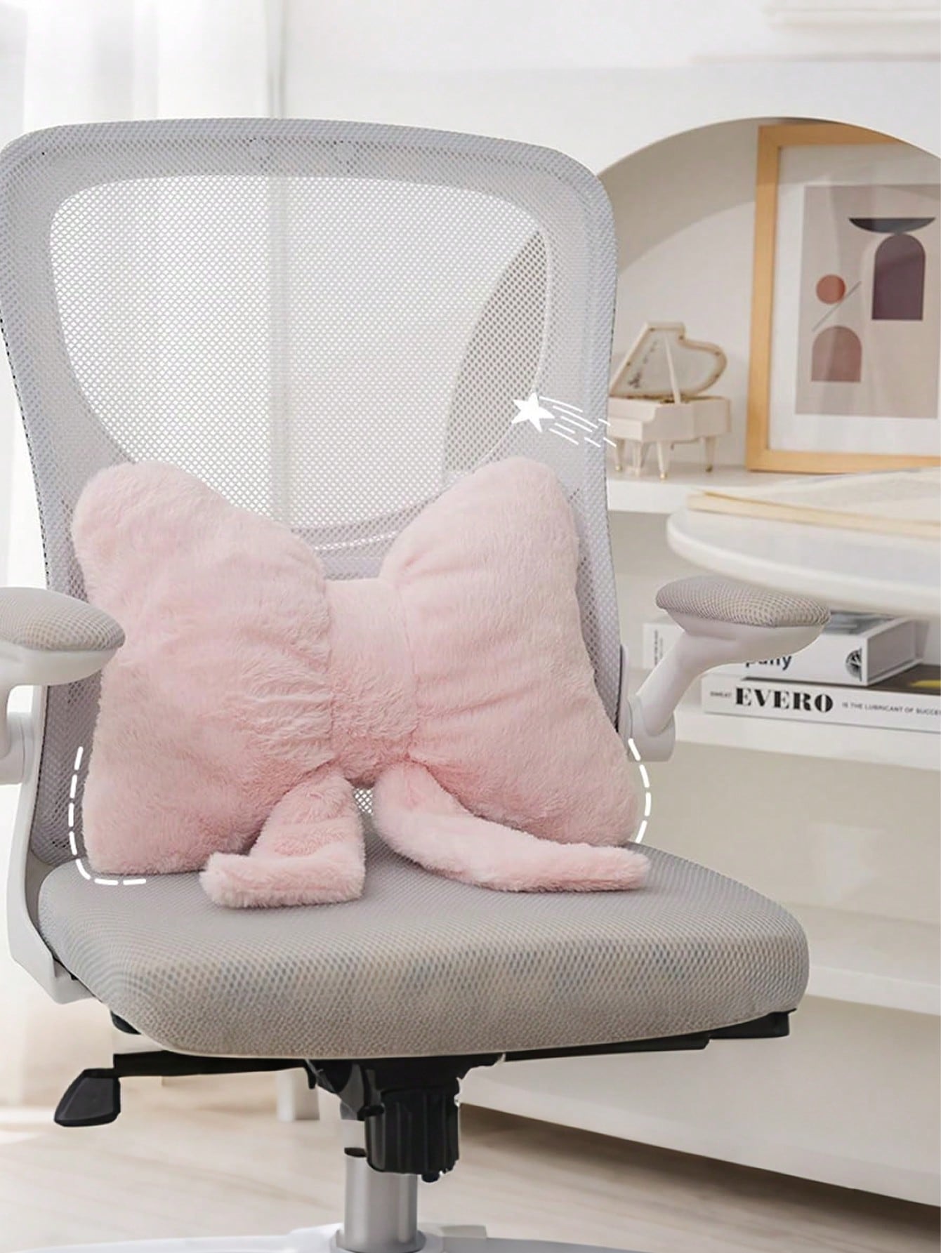 1pc Soft Plush Bow Cushion Decorative Pillow, Cute Bow Plush Throw Pillow For Sofa Bed, Bedroom Living Room Decor, Pillow Case, Women's Gift, Outdoor Garden Cushion, Thanksgiving Halloween