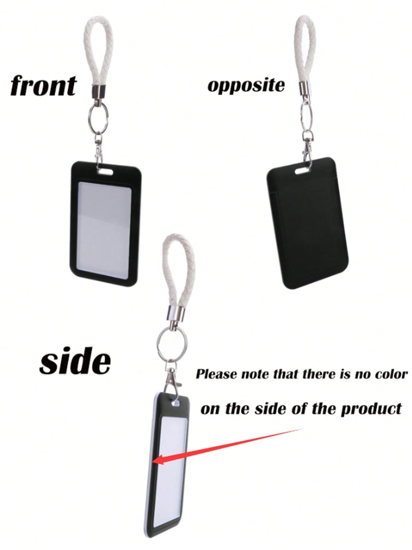 1PC Solid Color ID Card Holder Bus Card Protective Cover Student Meal Card Campus Card Access Control ID Card Access Card Holder, Badge Holder