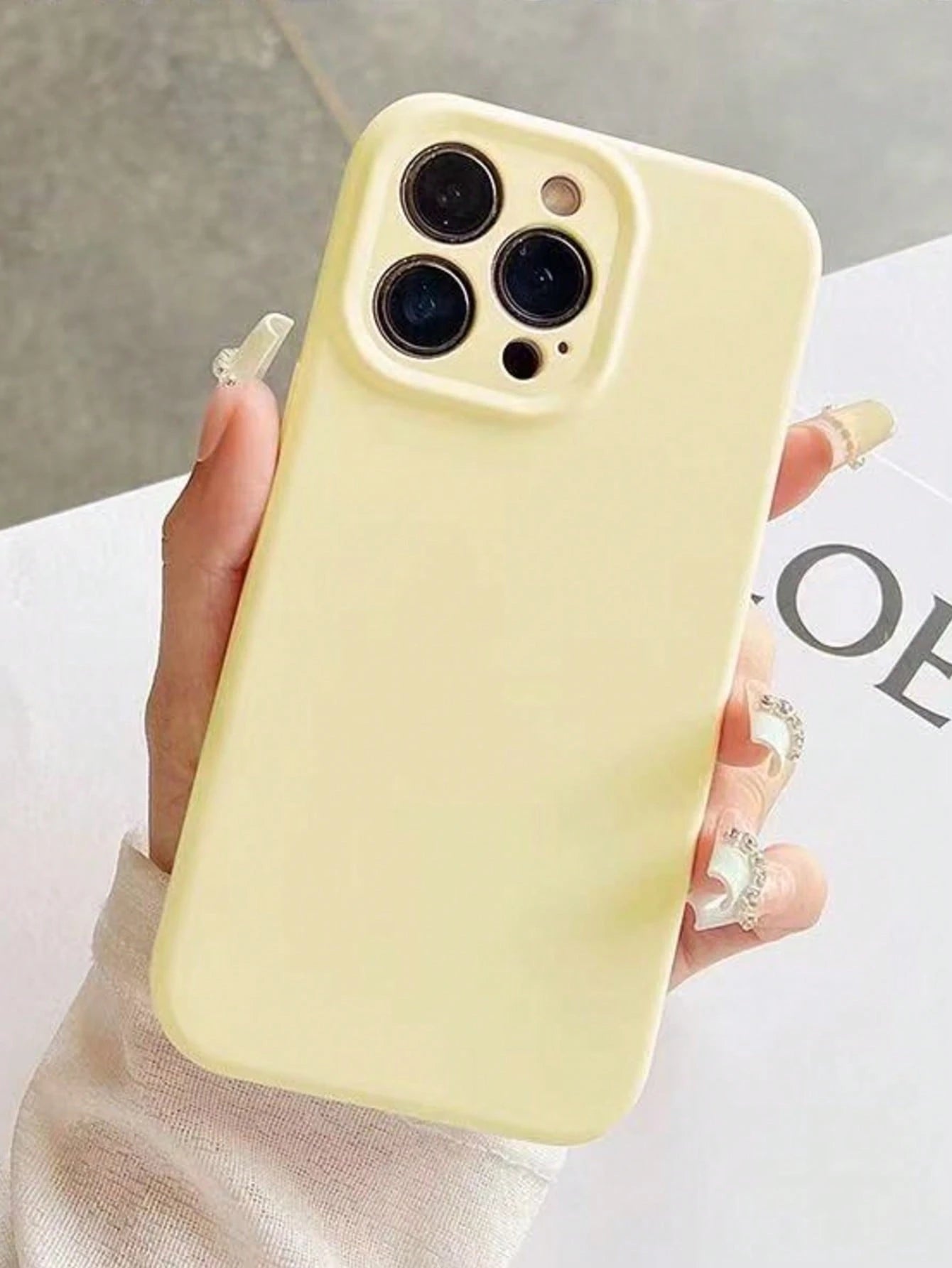 1pc Solid Color Silicone Lens Protection Phone Case Compatible With Apple 17 Pro Max, 17 Pro, 17 Air, 16, 15, 14, 13, 12 Pro Max, 11, Candy Color Full Coverage Protective Cover