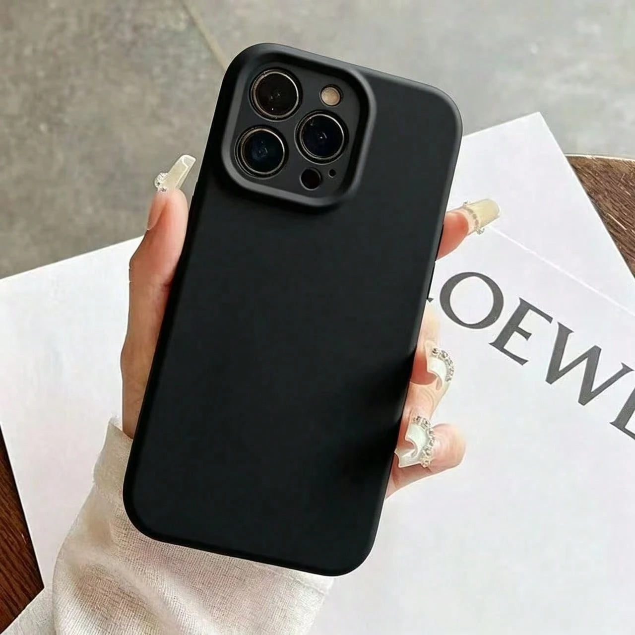 1pc Solid Color Silicone Lens Protection Phone Case Compatible With Apple 17 Pro Max, 17 Pro, 17 Air, 16, 15, 14, 13, 12 Pro Max, 11, Candy Color Full Coverage Protective Cover