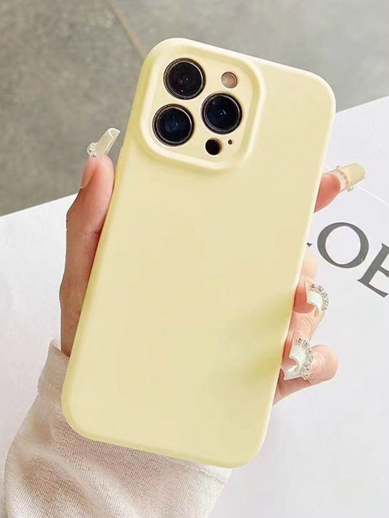 1pc Solid Color Silicone Lens Protection Phone Case Compatible With Apple 17 Pro Max, 17 Pro, 17 Air, 16, 15, 14, 13, 12 Pro Max, 11, Candy Color Full Coverage Protective Cover