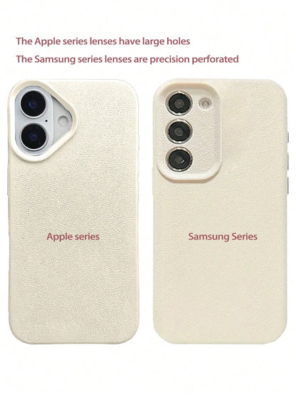 1pc Striped Minimalist Pattern TPU Shockproof White Floral Blue Pink Fashion Phone Case Compatible With Apple 16 15 14 13 12 11 Pro Max Series International Version Spring Birthday Gift
