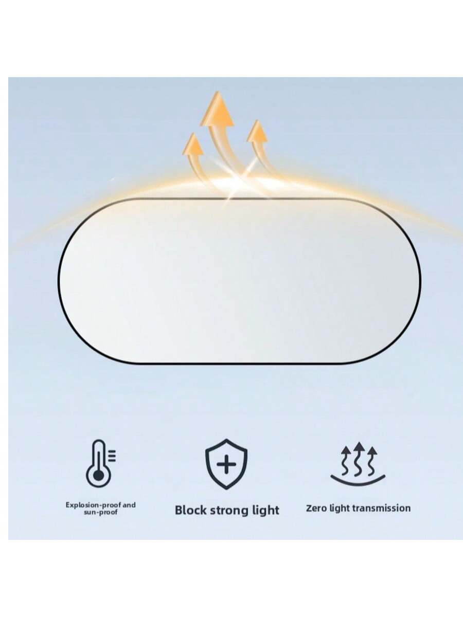 1pc Summer Car Comfort Shade- Front Windshield UV Protection, Heat Insulation And Light Blocking, Auto Accessories, Car Essential