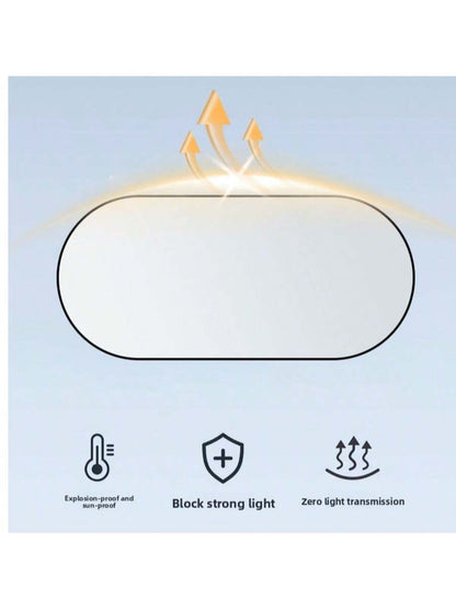 1pc Summer Car Comfort Shade- Front Windshield UV Protection, Heat Insulation And Light Blocking, Auto Accessories, Car Essential