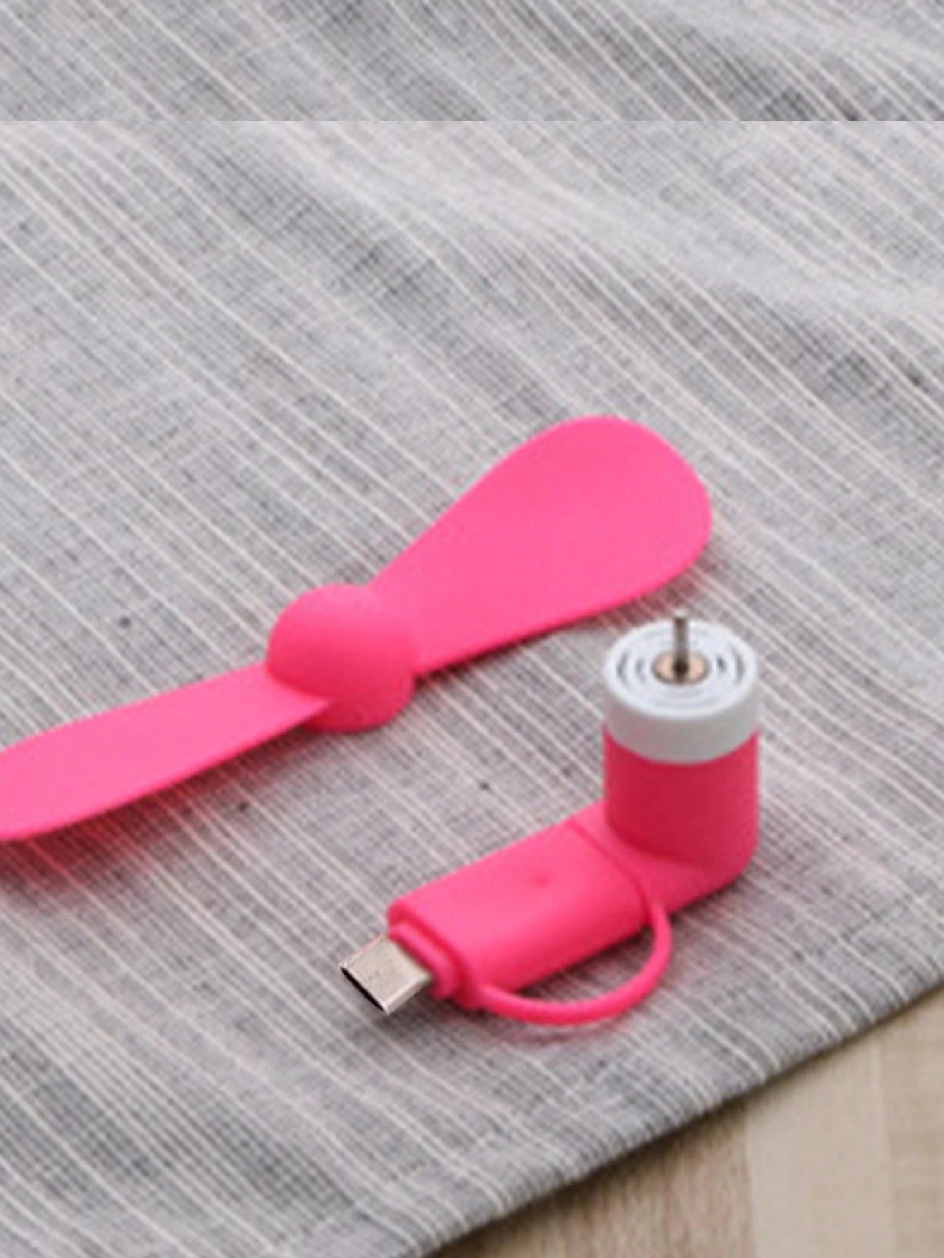1pc Type-C+Android Interface Portable Mini Phone Fan, Compatible With Type-C & Android Interface Devices Such As Smartphones And Tablets For Summer Holiday Portable Fan