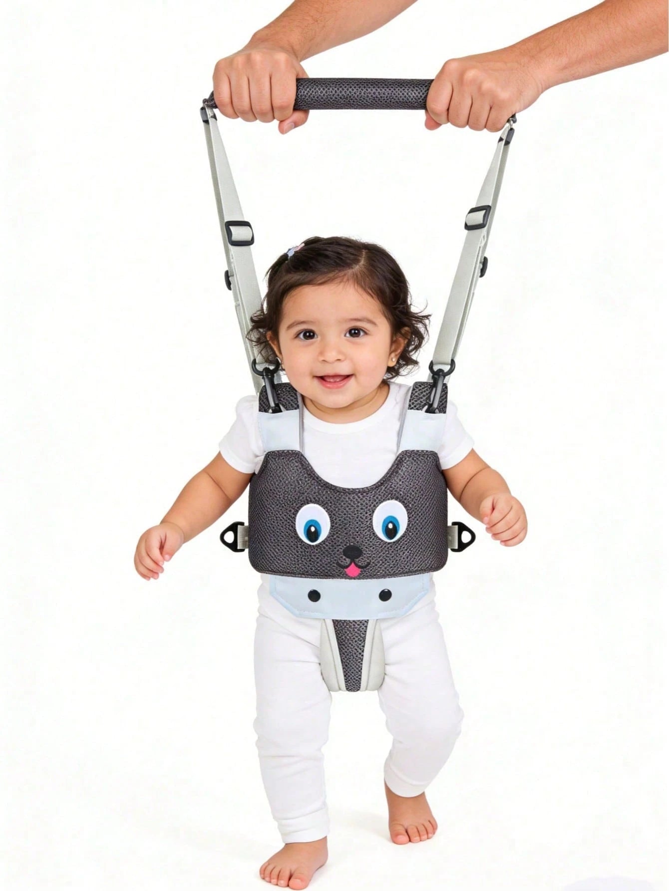 1pc Upgraded Breathable Mesh Baby Walking Harness- Baby Walking Carrier- Handheld Toddler Walking Assistant- Toddler Baby Walking Support Belt- Children Baby Walking Learning Support Training Tool