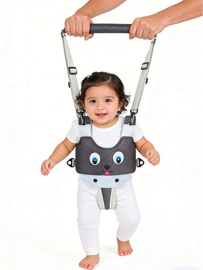 1pc Upgraded Breathable Mesh Baby Walking Harness- Baby Walking Carrier- Handheld Toddler Walking Assistant- Toddler Baby Walking Support Belt- Children Baby Walking Learning Support Training Tool